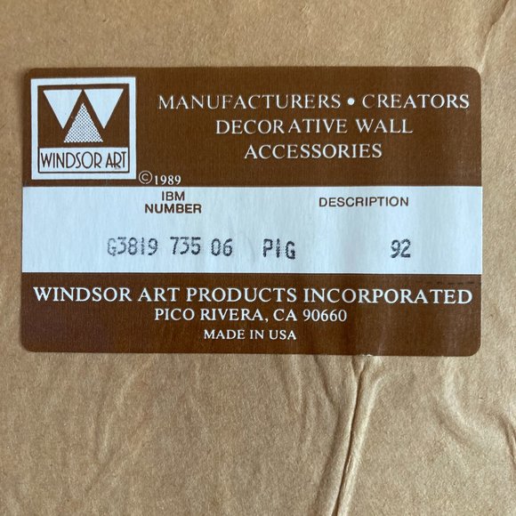 warren Kimble pig painting - Picture 2 of 3